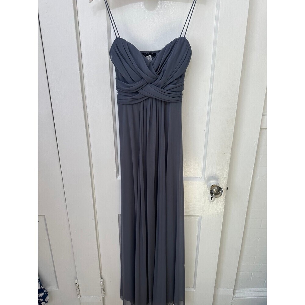 B. Darlin women’s size 3/4 gray maxi dress